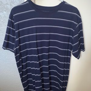 Blue striped t shirt